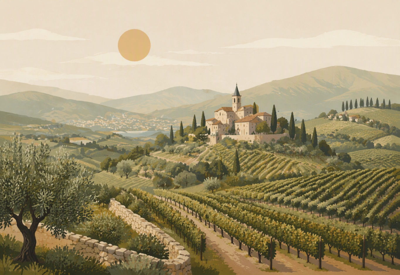 Vigneti in Umbria
