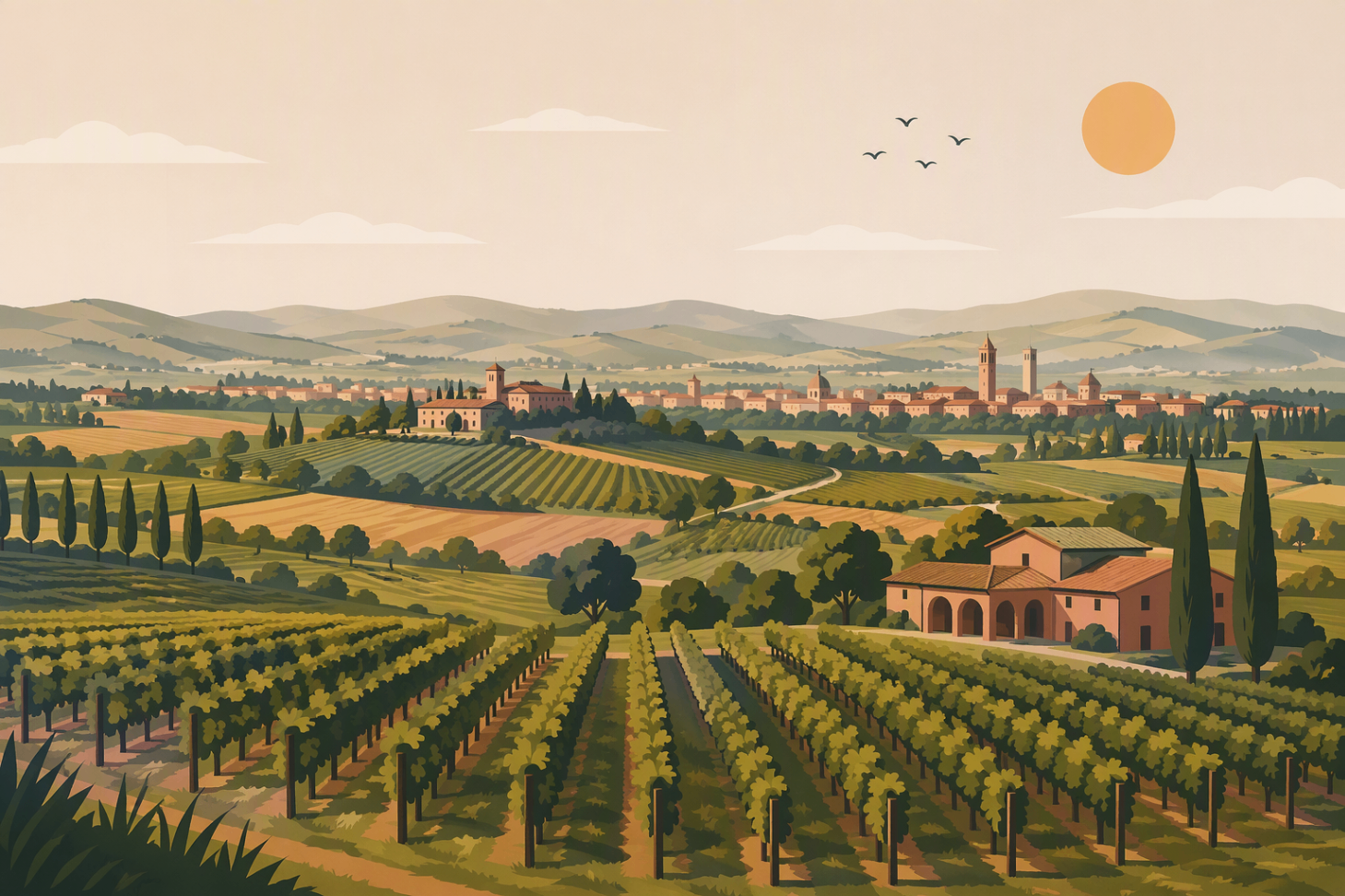 Vigneti in Emilia-Romagna