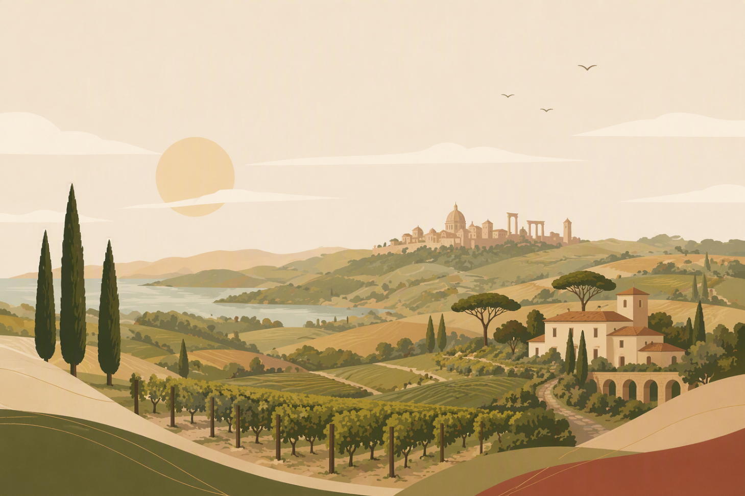 Vigneti in Lazio